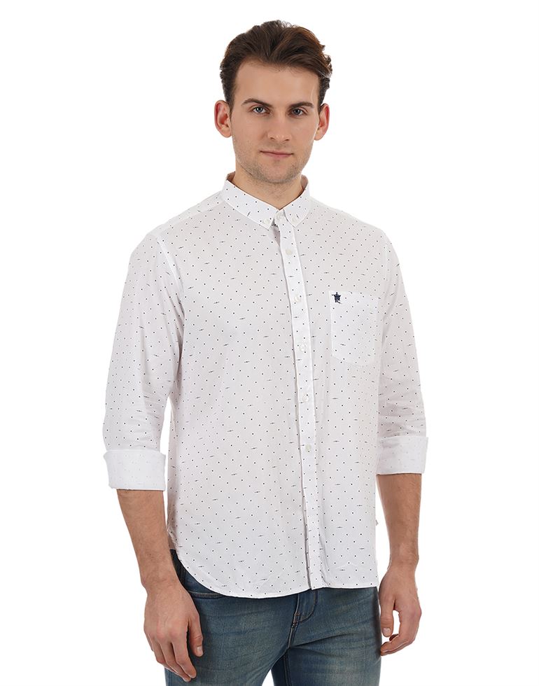 French Connection Casual Wear Printed Men Shirt