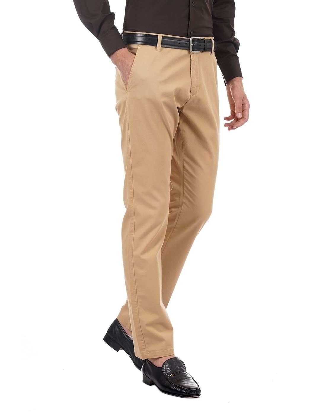 French Connection Men Casual Wear Solid Trousers