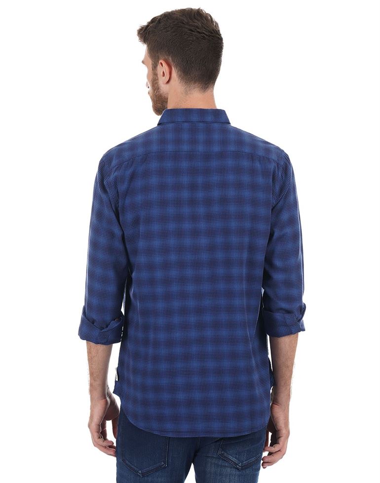 French Connection Men Casual Wear Checkered Shirt