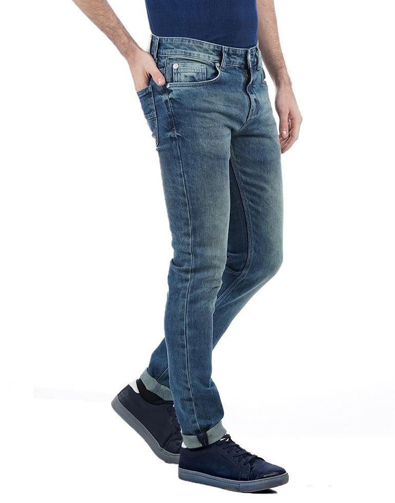 French Connection Men Casual Wear Solid Jean