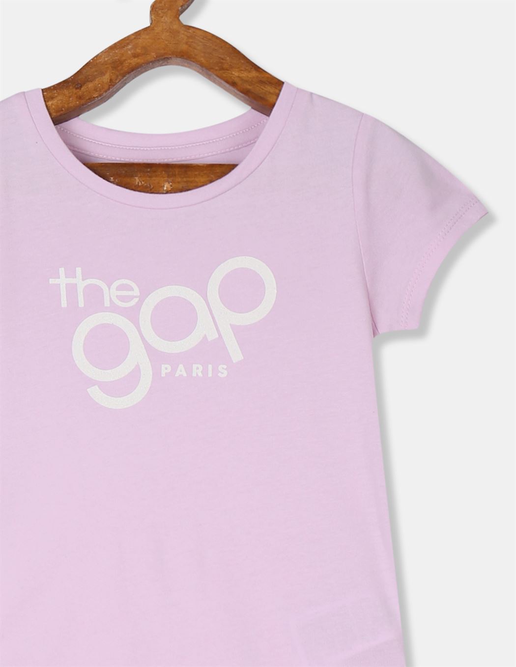 GAP Girls Purple Printed T-Shirt