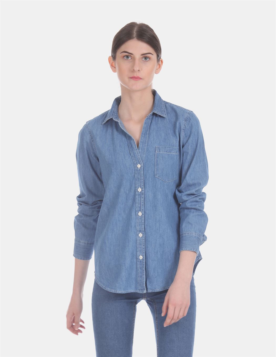 Gap Women's Casual Wear Denim Shirt
