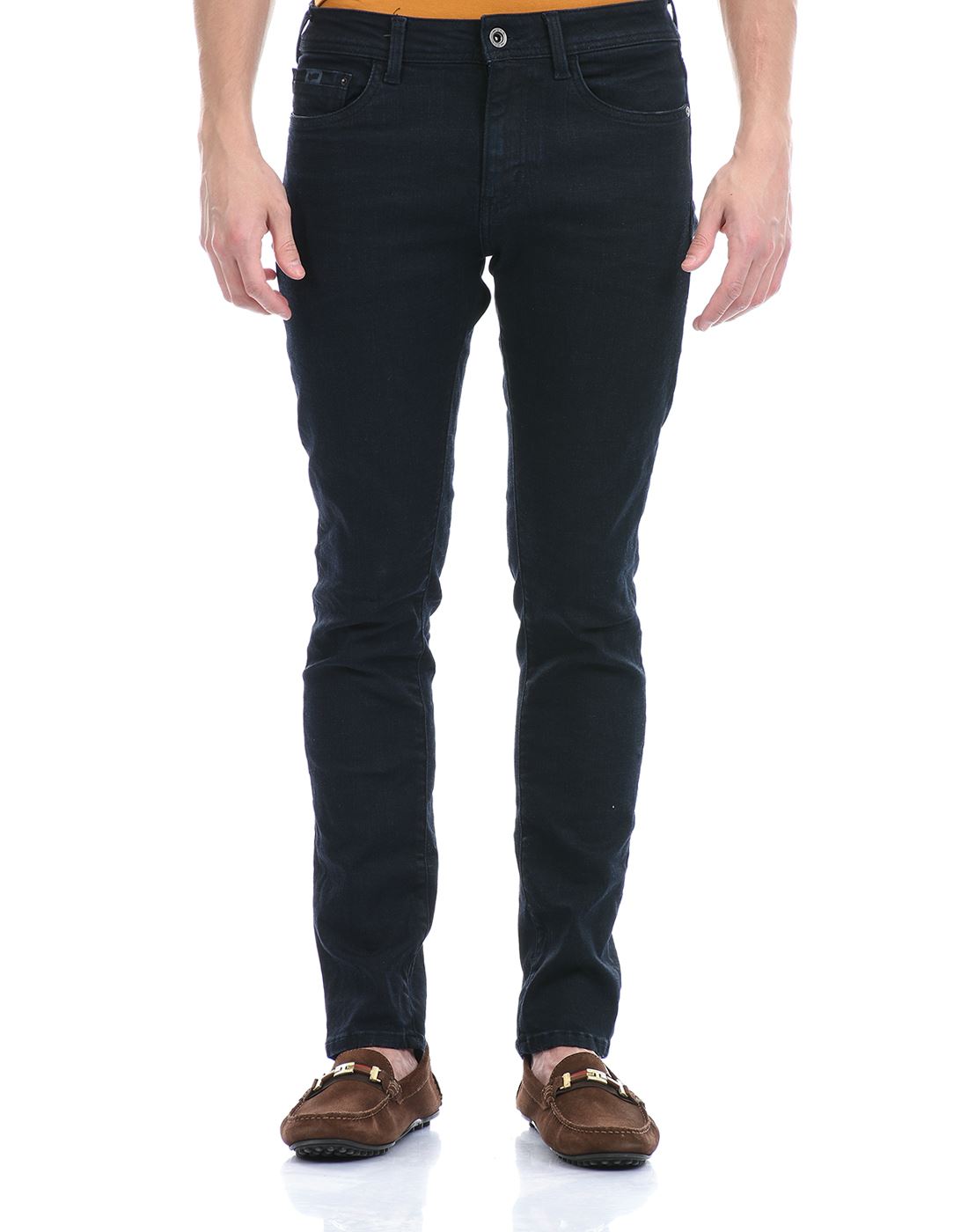 Gas Jeans Men Casual Wear Dark Blue Jeans