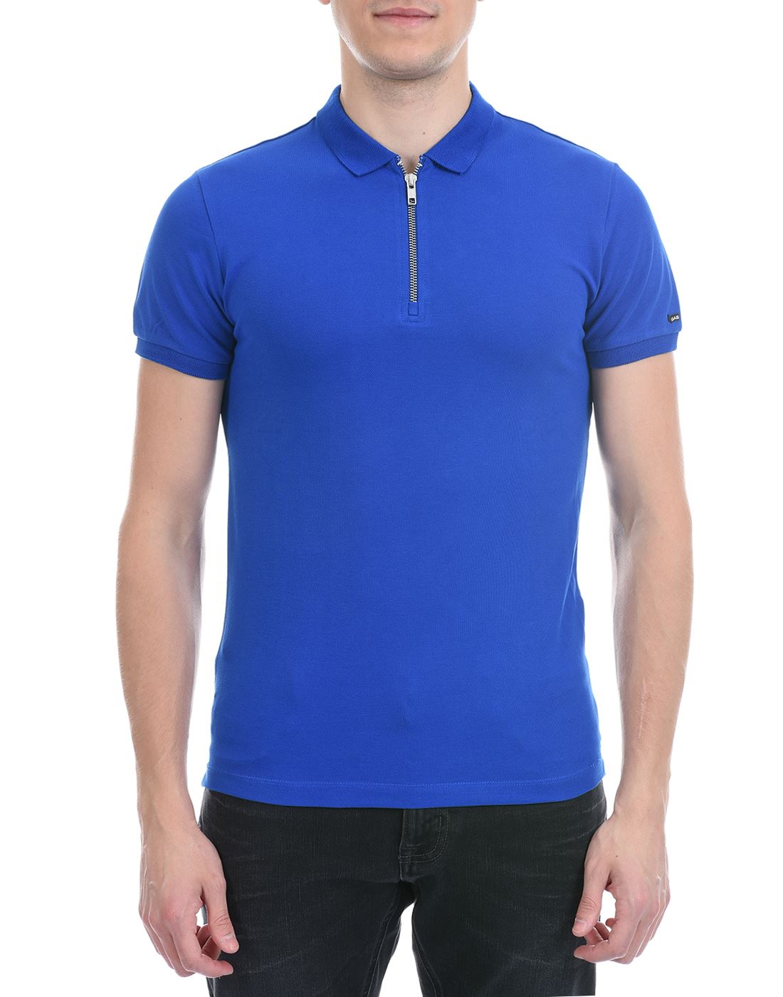 Gas Jeans Men Casual Wear Blue T-Shirt
