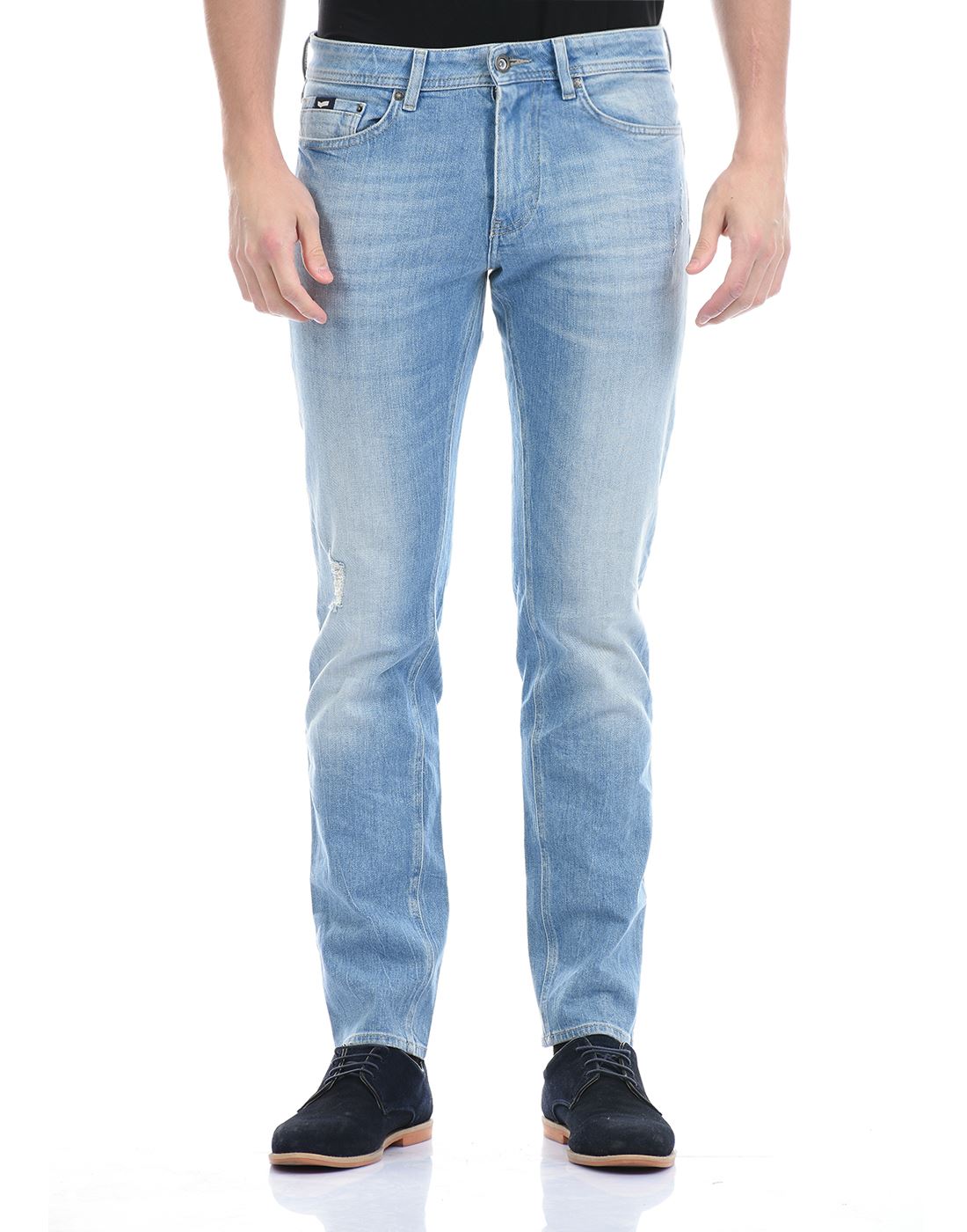 Gas Jeans Men Casual Wear Blue Jeans