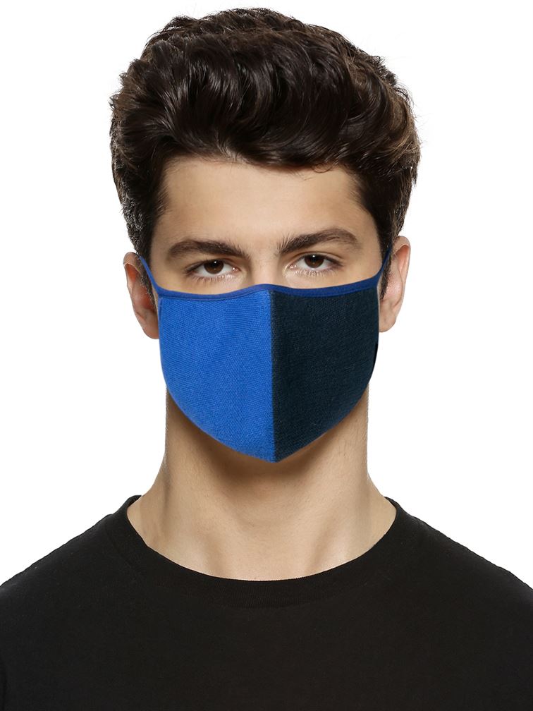 Jack & Jones Men Reusable 3 Layer Protective Fashion Cloth Mask (Pack Of 3)