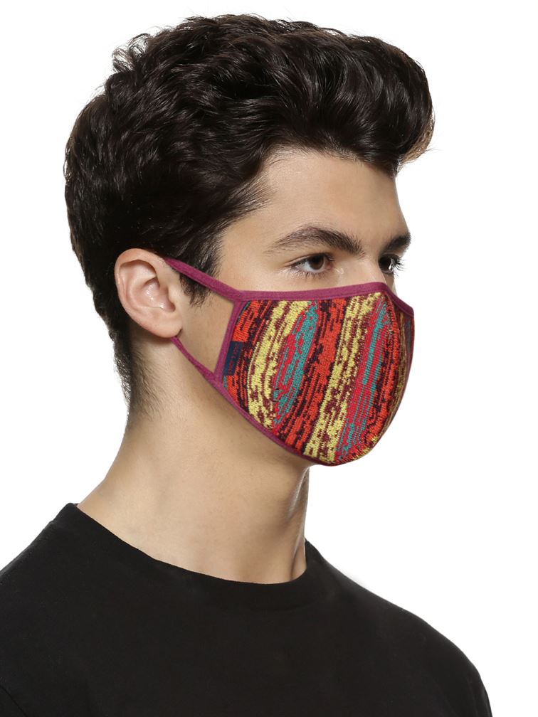 Jack & Jones Men Reusable 3 Layer Protective Fashion Cloth Mask (Pack Of 3)