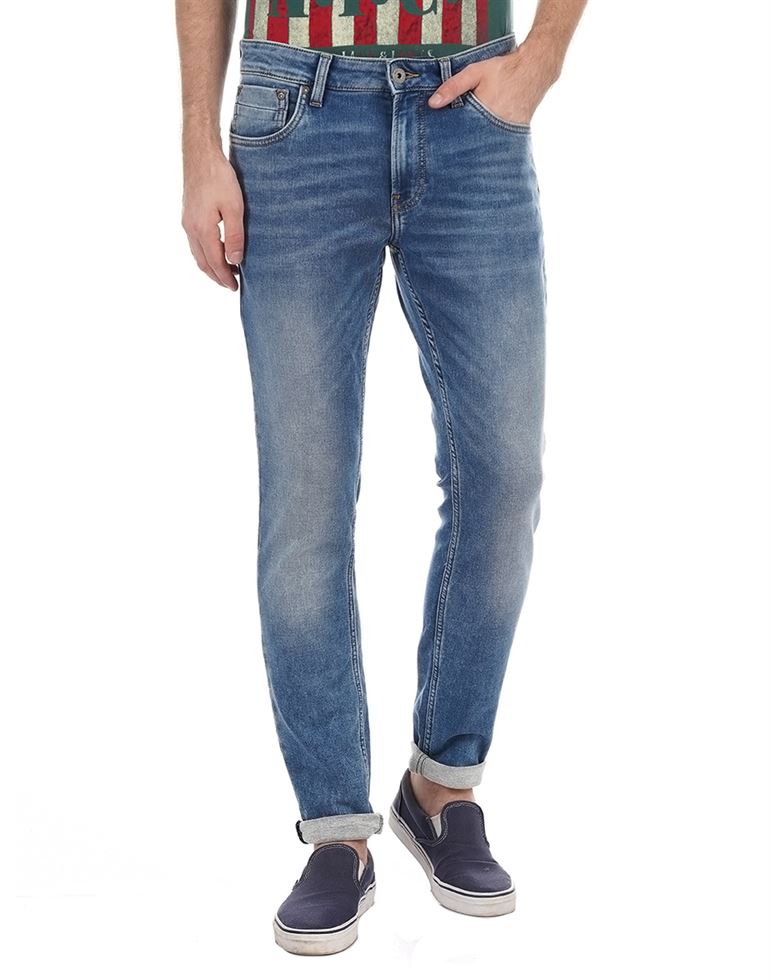 Jack n Jones Men Casual Wear Solid Jeans