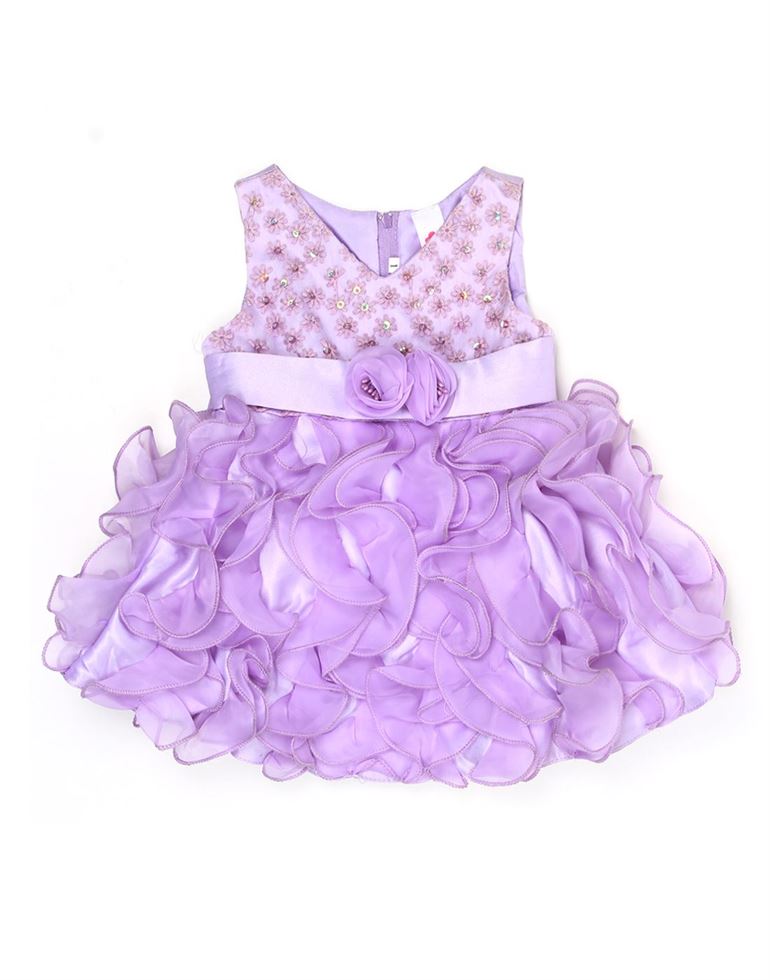 Purple sales baby frock
