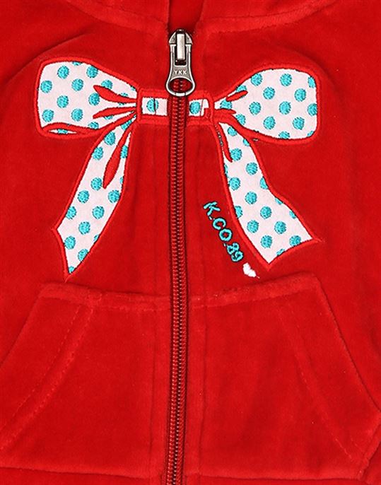 K.CO.89 Girls Casual Wear Red Track Suit
