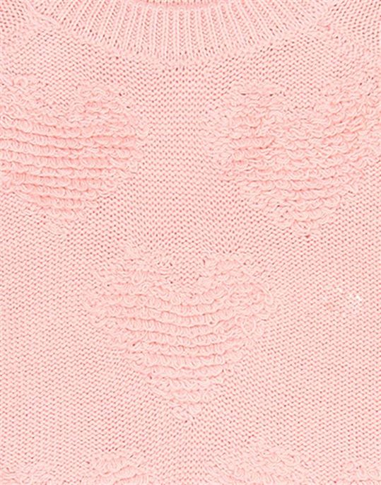 K.CO.89 Girls Casual Wear Pink Sweater
