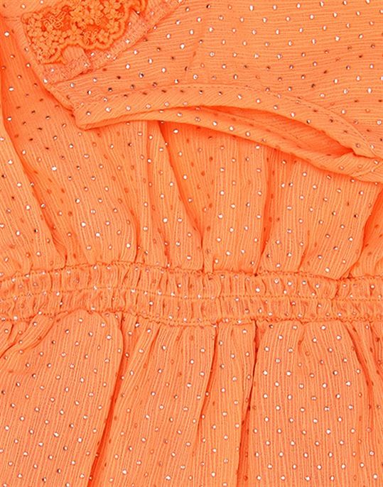 K.CO.89 Girls Casual Wear Orange Jump Suit