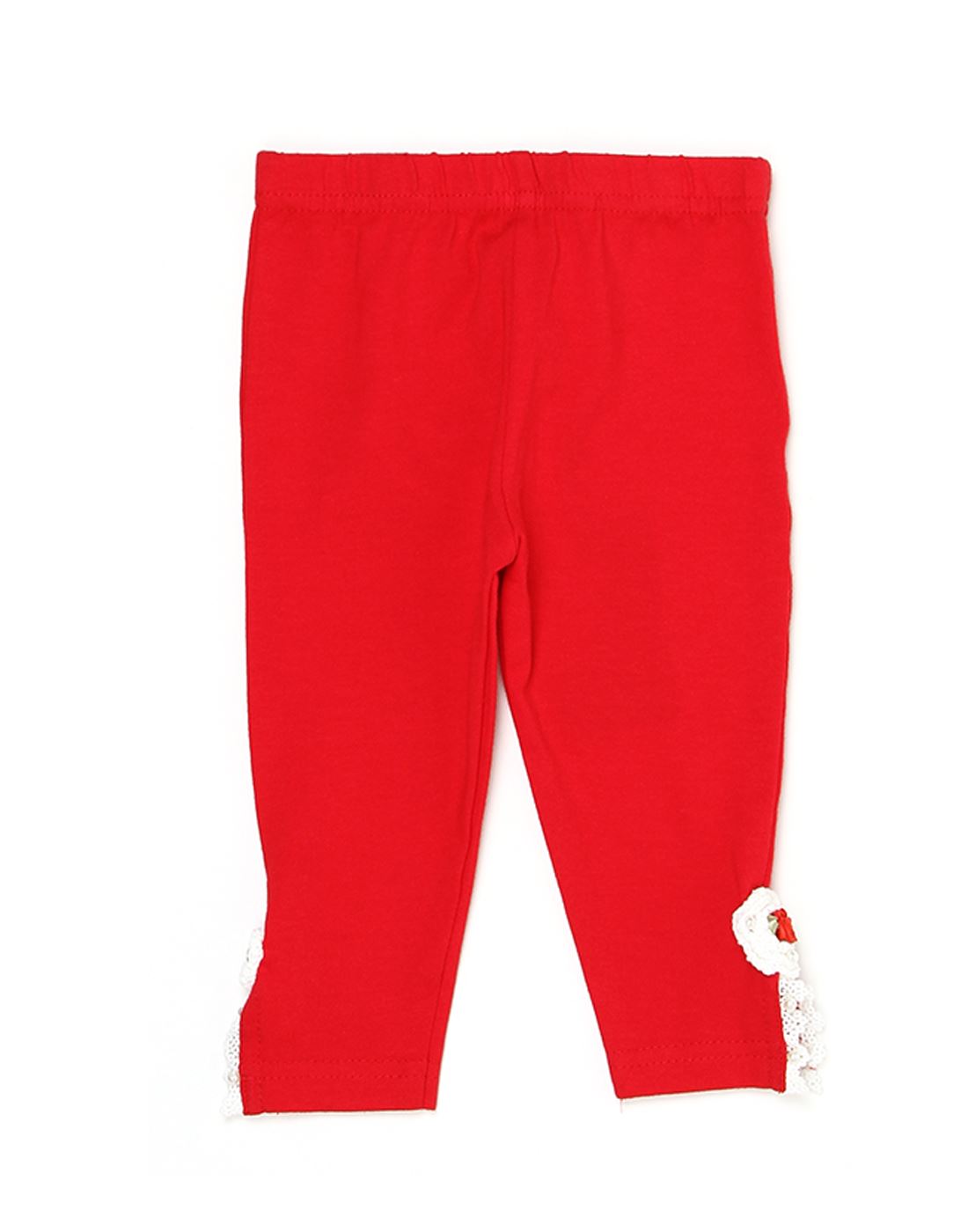 K.CO.89 Girls Casual Wear Red Legging