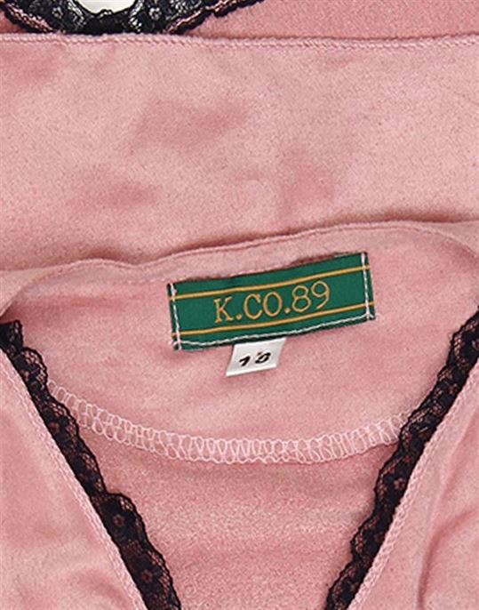 K.CO.89 Girls Casual Wear Pink Shrug