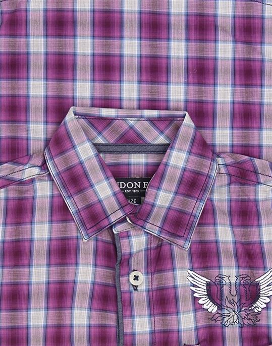 London Fog Boys Casual Wear Checkered Shirt