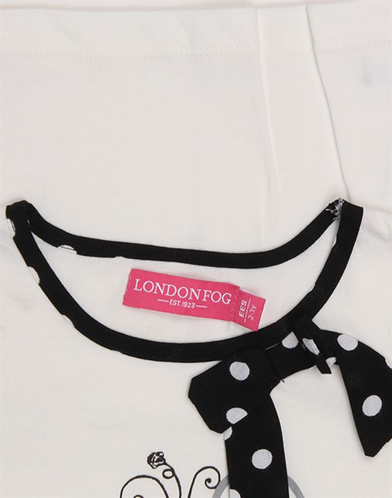 London Fog Girls Casual Wear Graphic Print Top