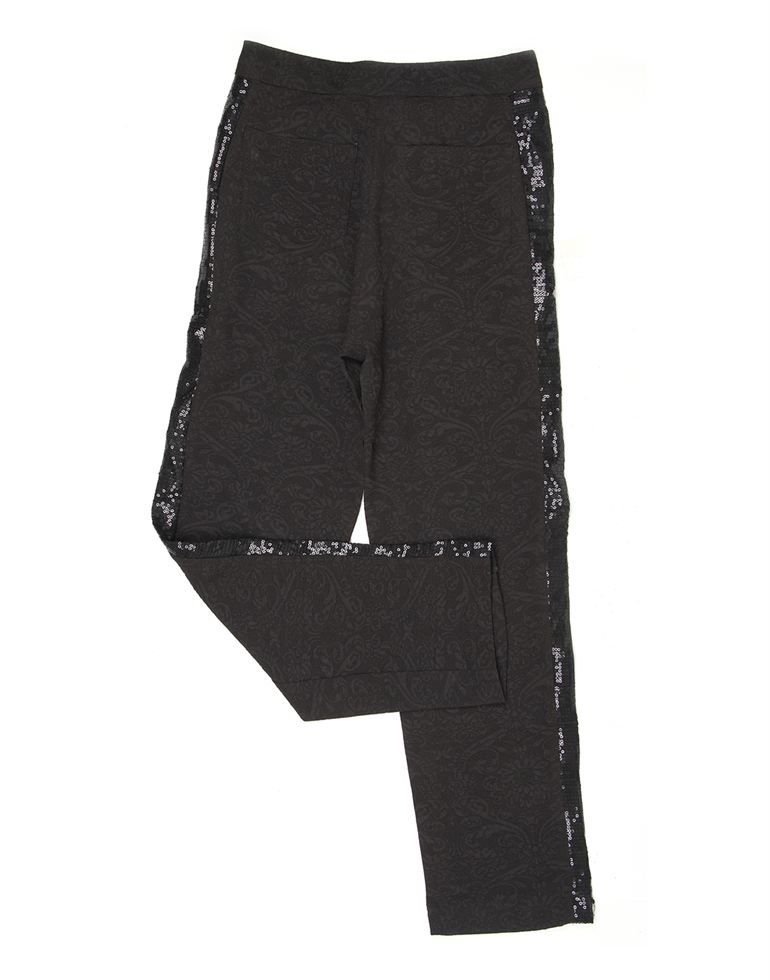 London Fog Girls Casual Wear Self Design Trouser