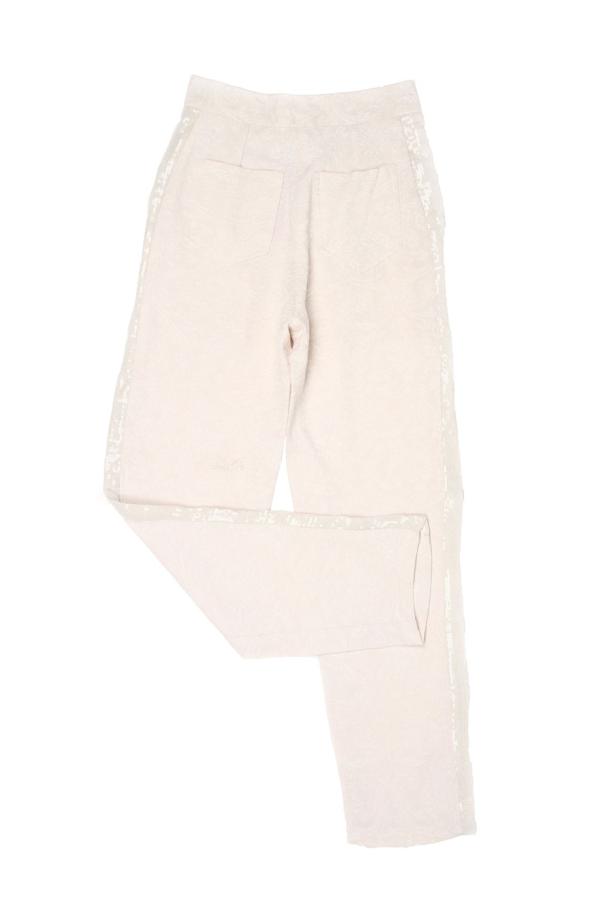 London Fog Girls Casual Wear Self Design Trouser