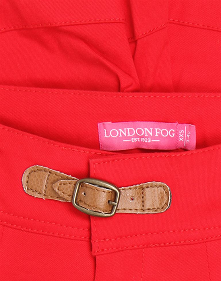 London Fog Girls Casual Wear Solid Shorts