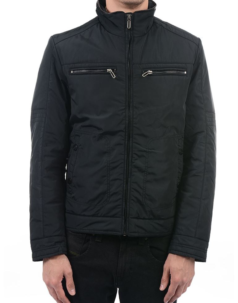 London Fog Men Casual Wear Solid Jacket