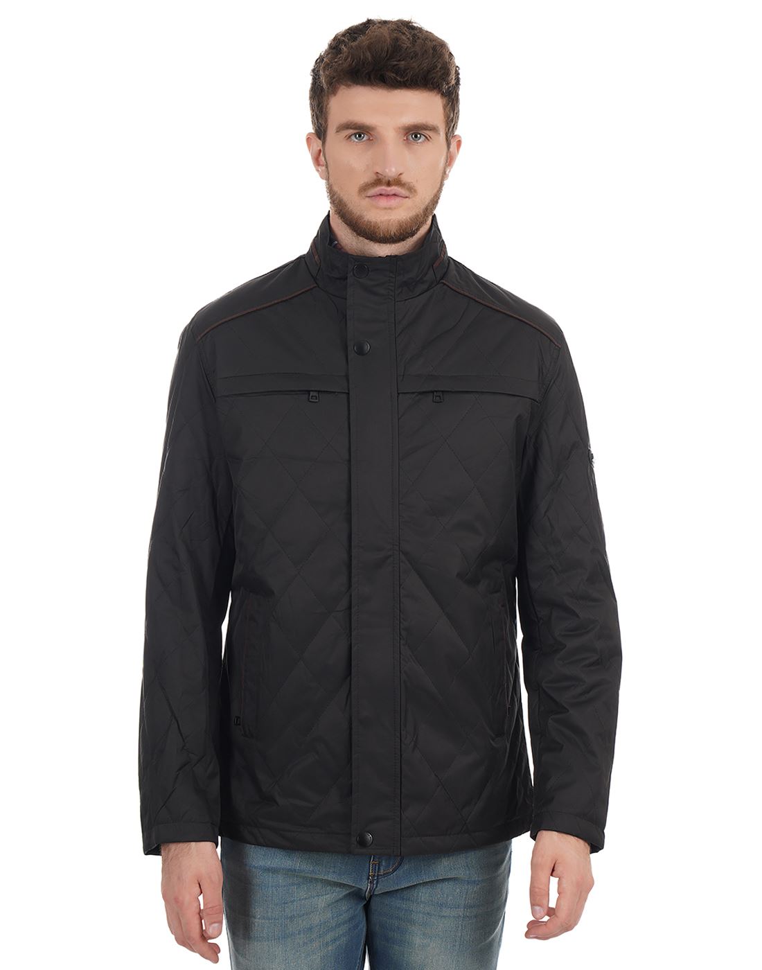 London Fog Men Solid Casual Wear Jacket