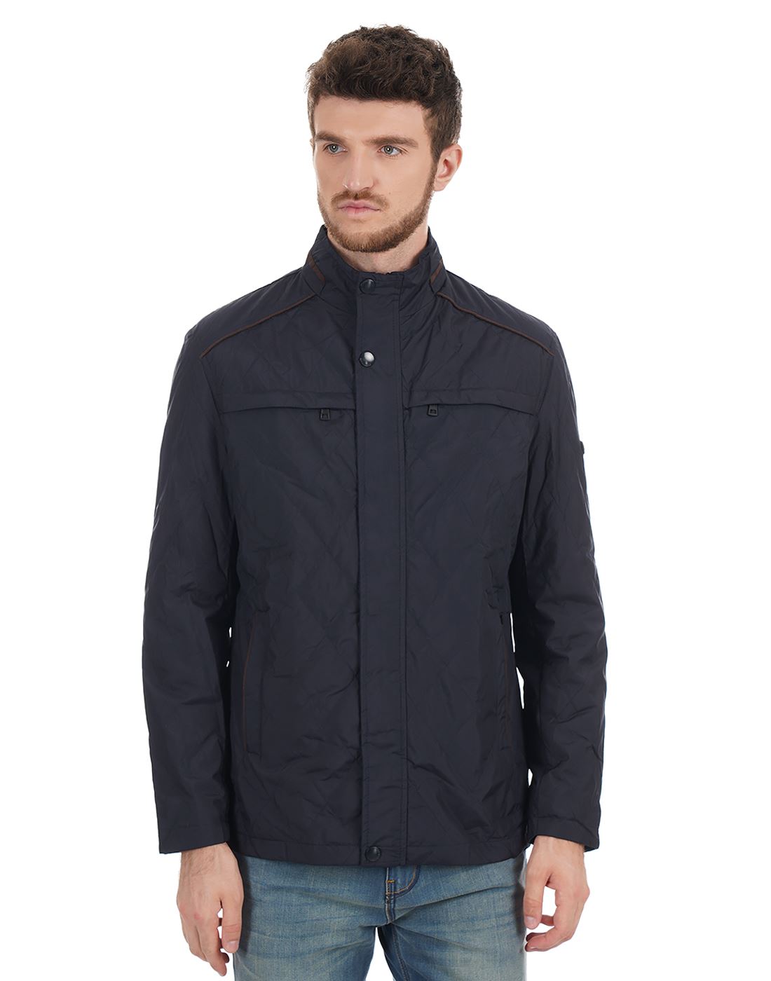 London Fog Men Solid Casual Wear Jacket