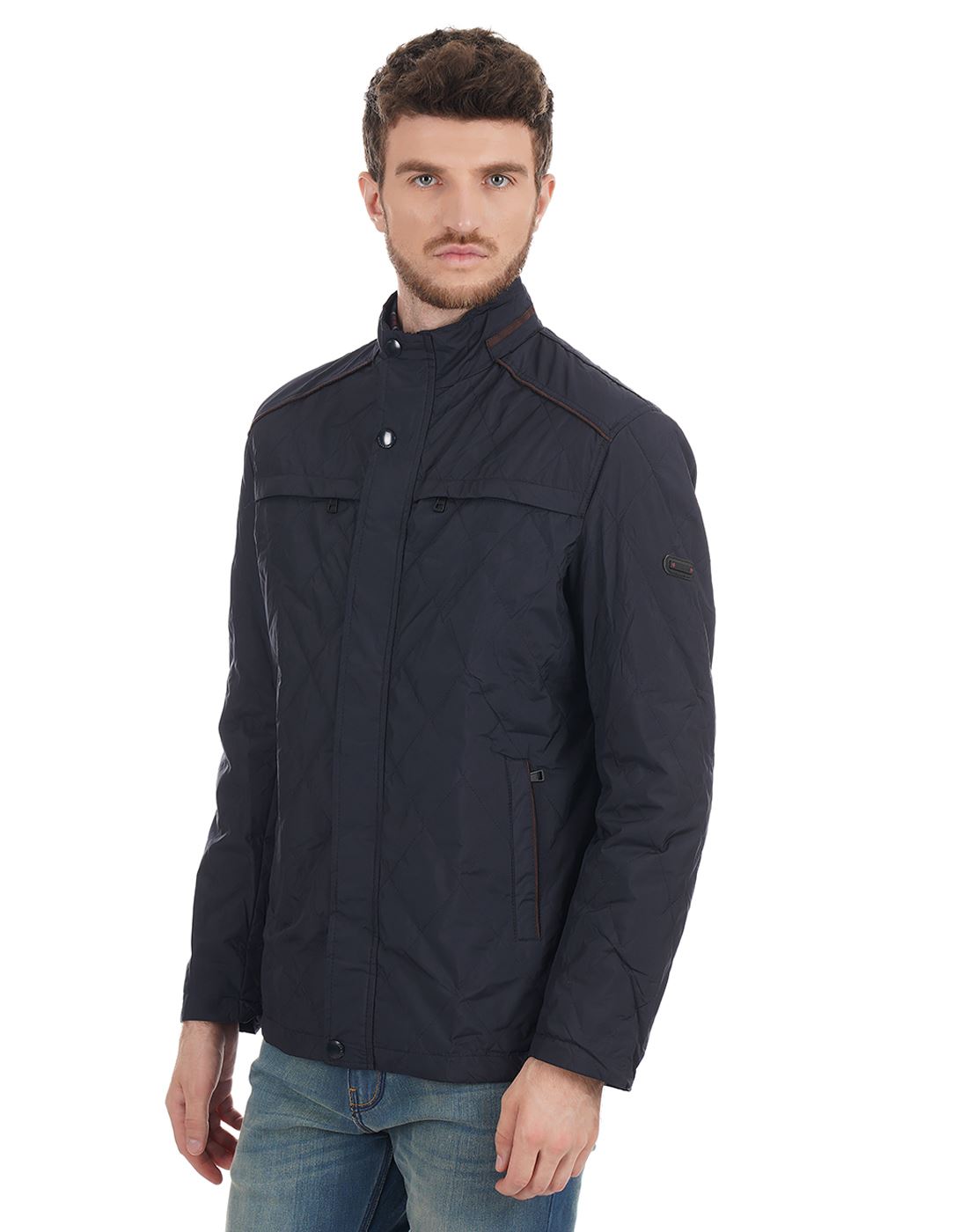 London Fog Men Solid Casual Wear Jacket