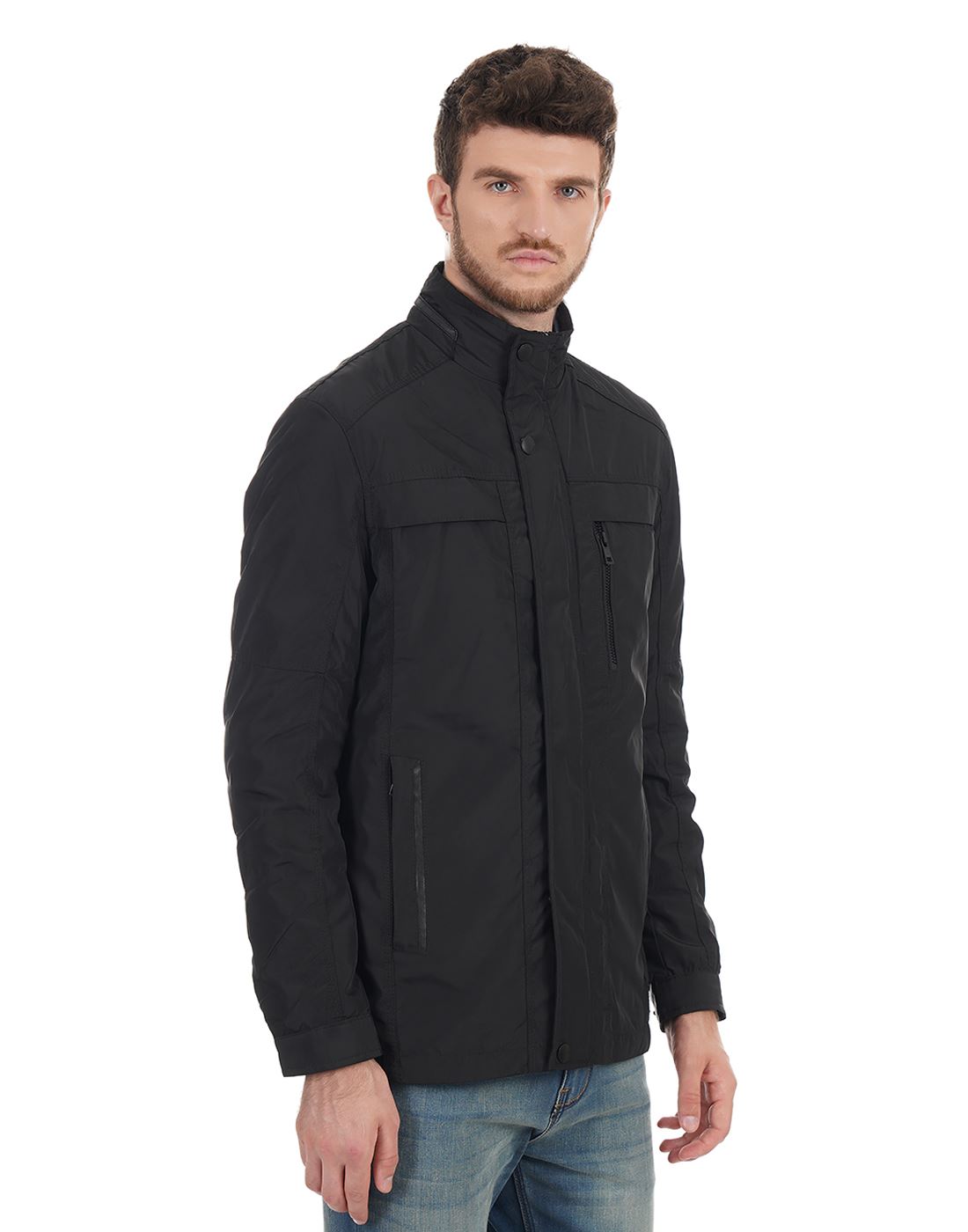 London Fog Men Solid Casual Wear Jacket