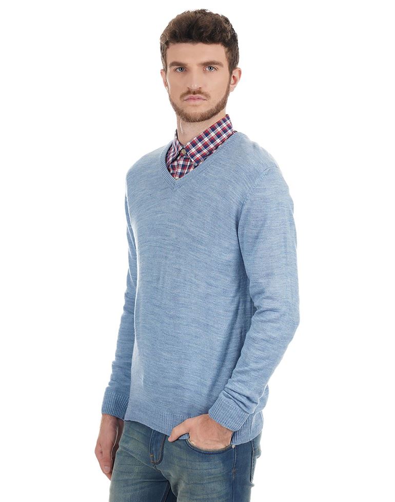 London Fog Men Solid Casual Wear Sweater