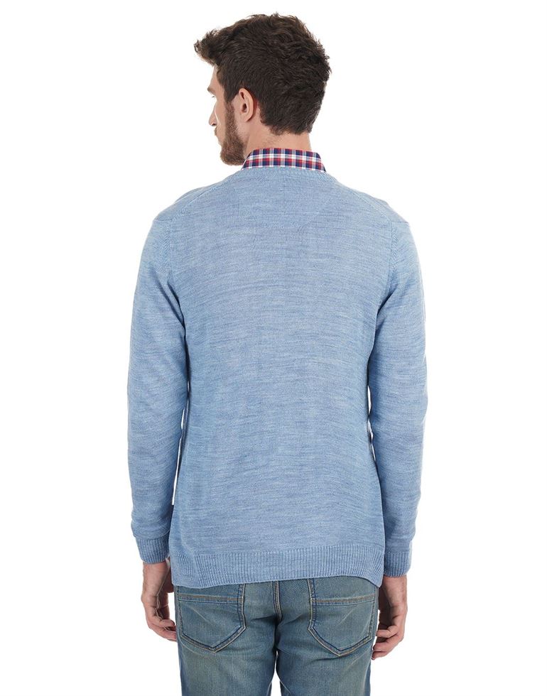 London Fog Men Solid Casual Wear Sweater