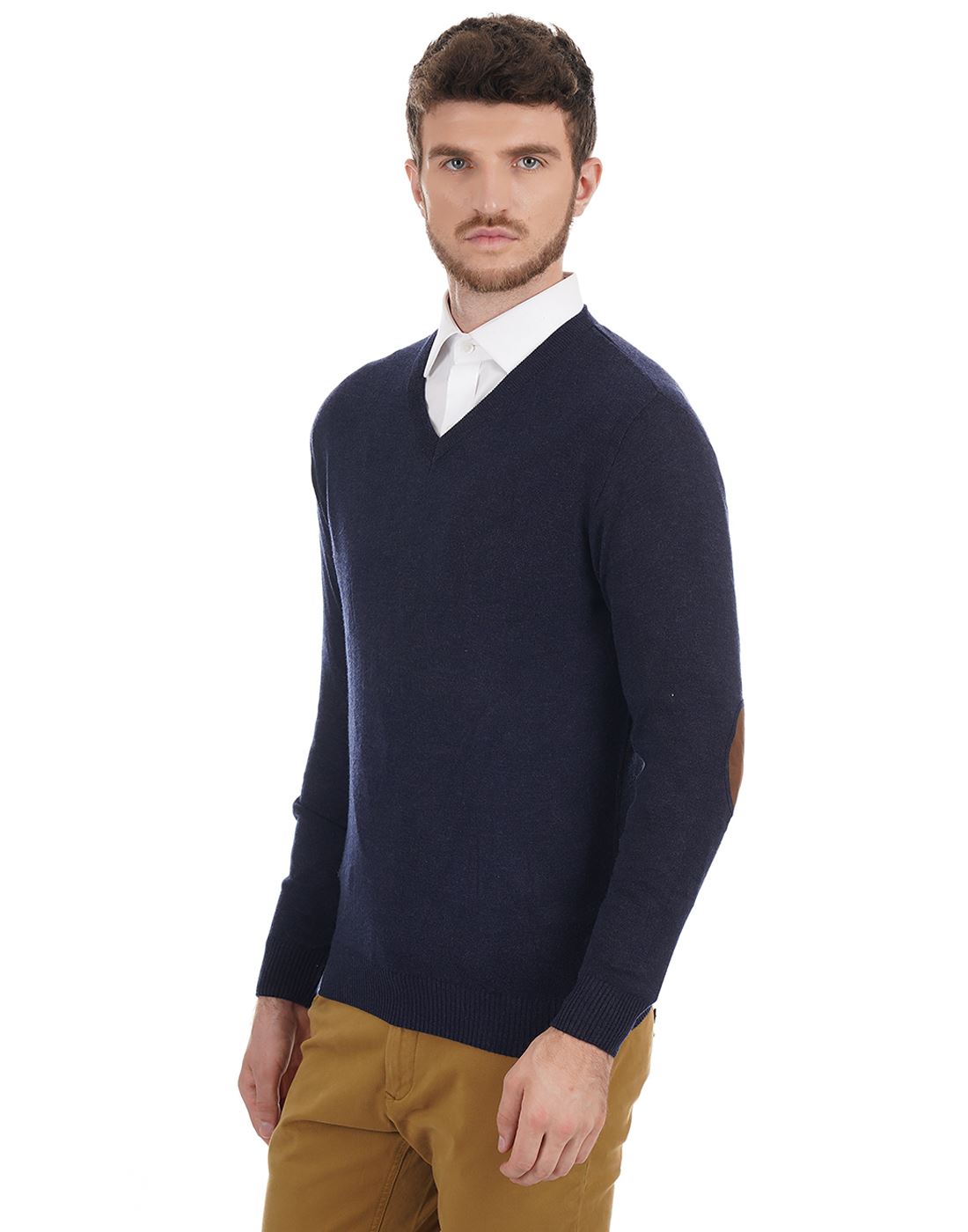 London Fog Men Solid Casual Wear Sweater