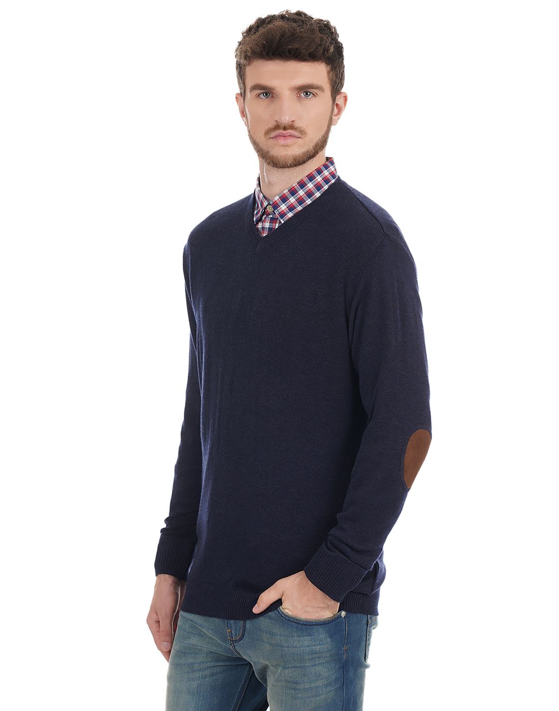 London Fog Men Solid Casual Wear Sweater