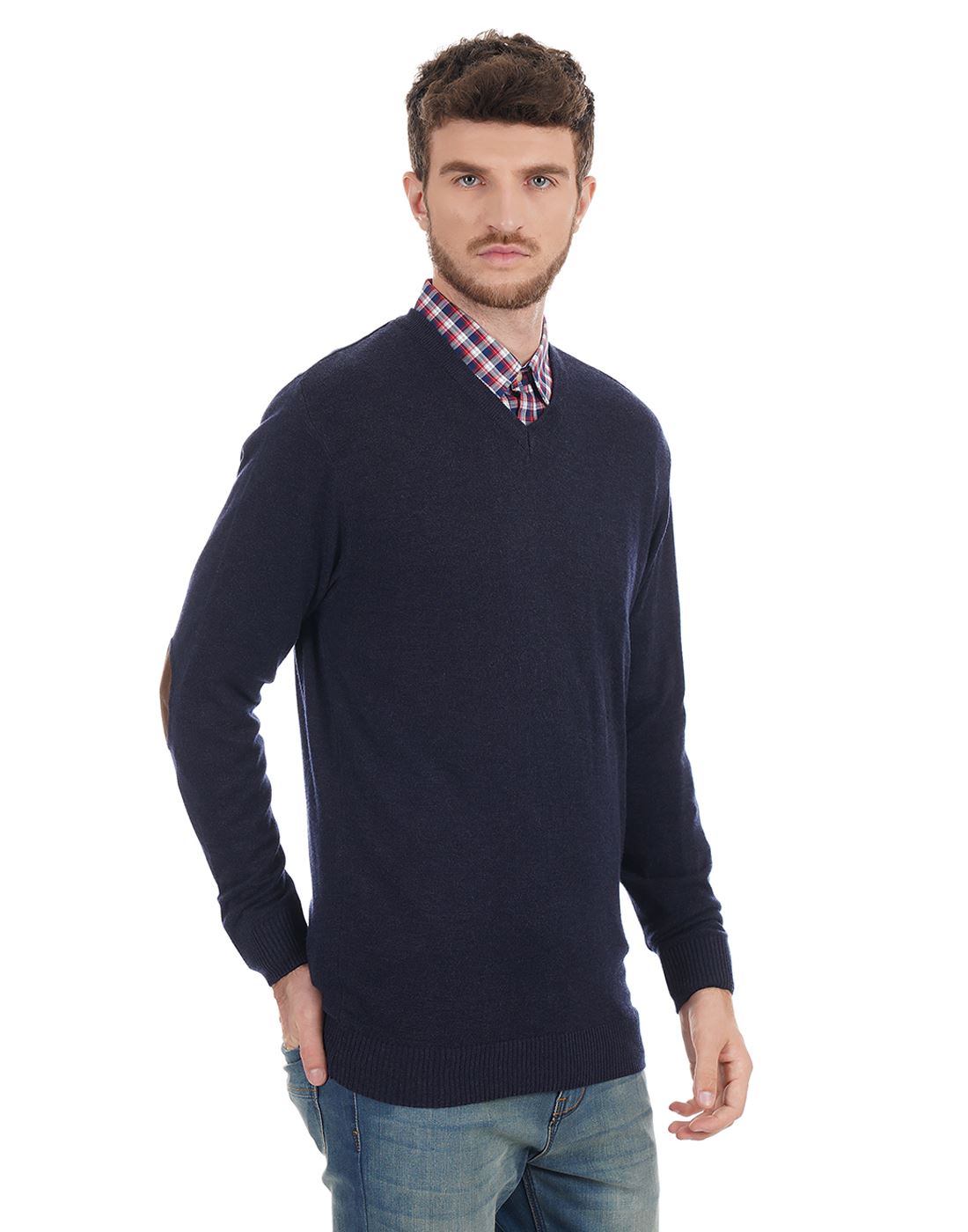 London Fog Men Solid Casual Wear Sweater