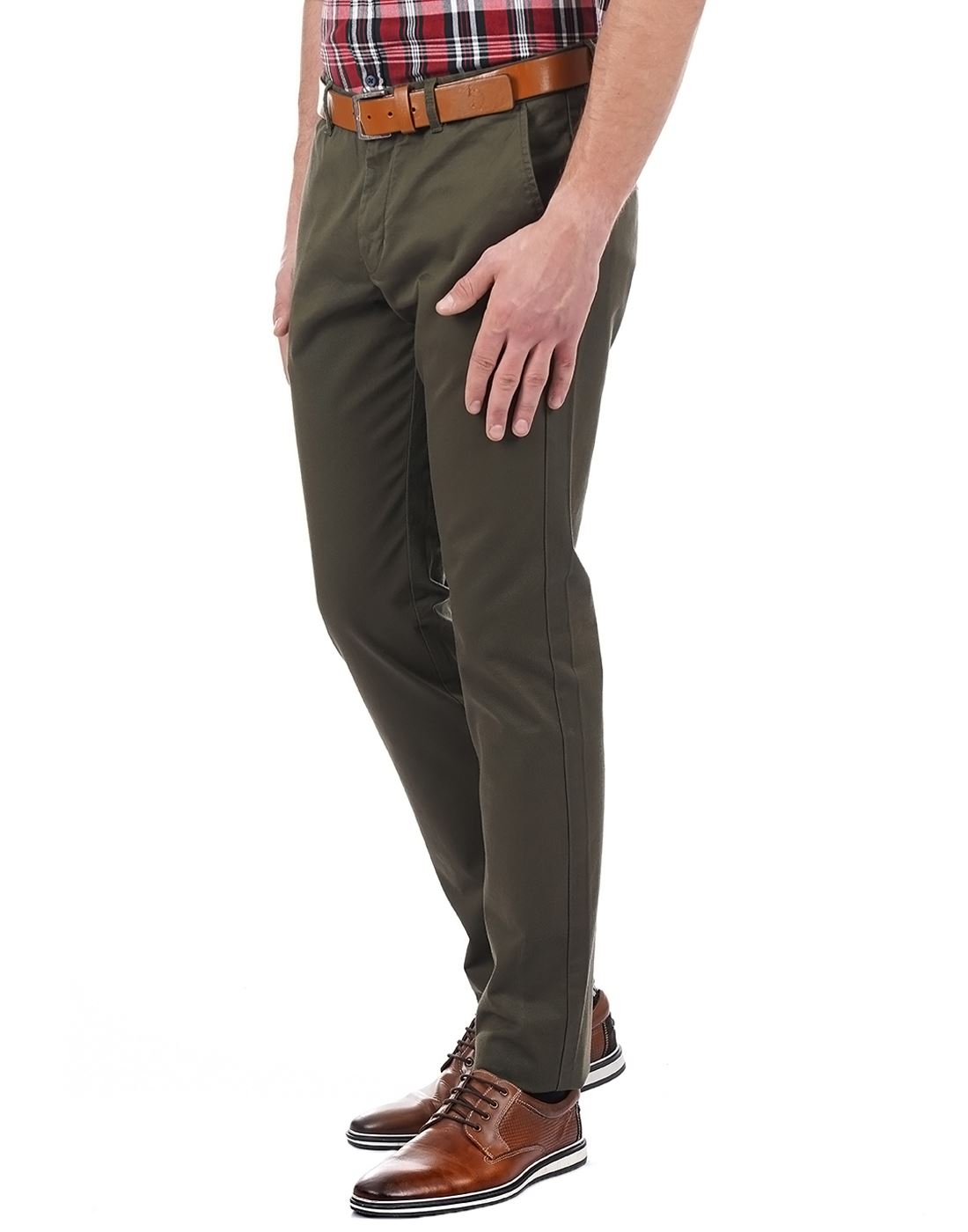 London Fog Men Casual Wear Solid Trouser