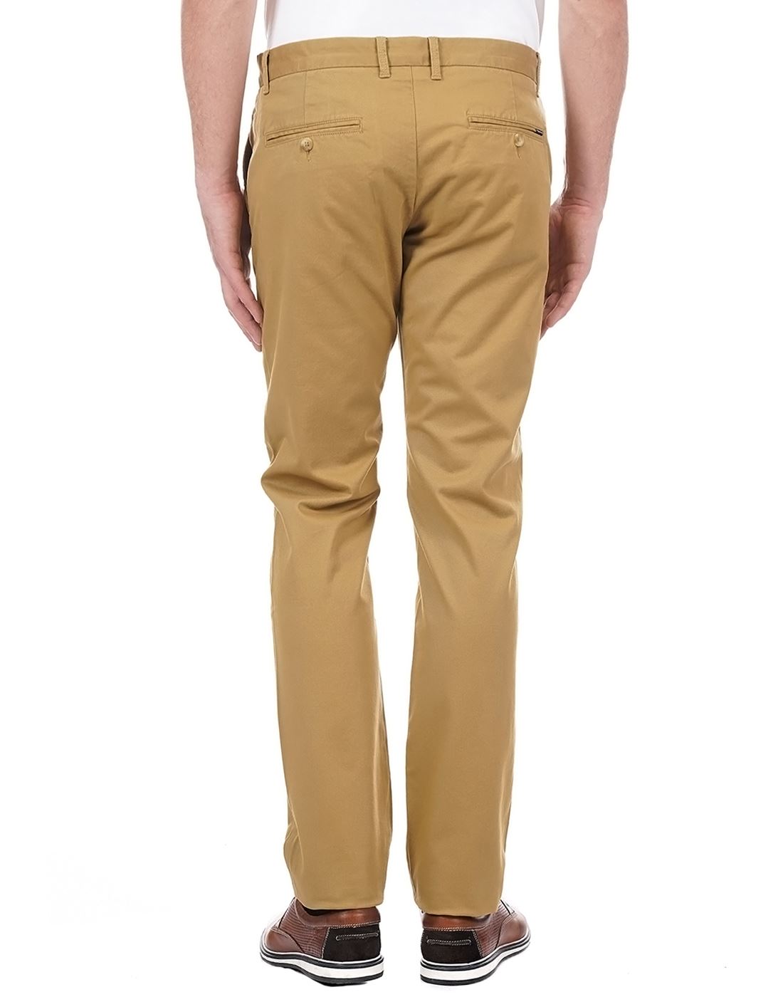 London Fog Men Casual Wear Solid Trouser