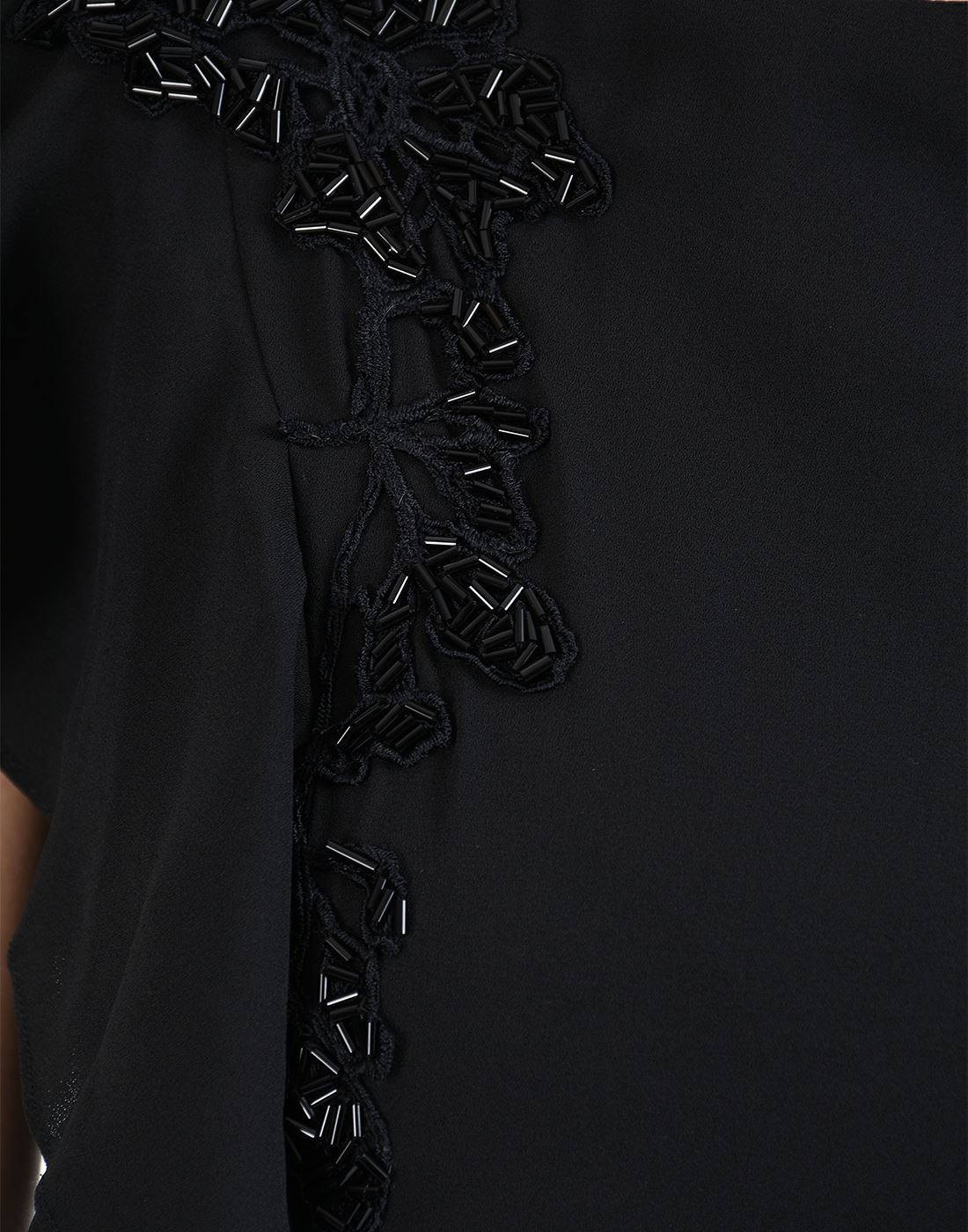 Madame Women Casual Wear Black Maxi Dress