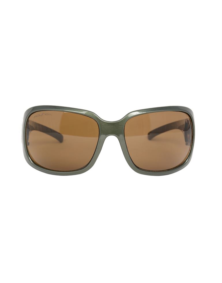 Mayhem Women Round Shape Rectangular Sunglasses