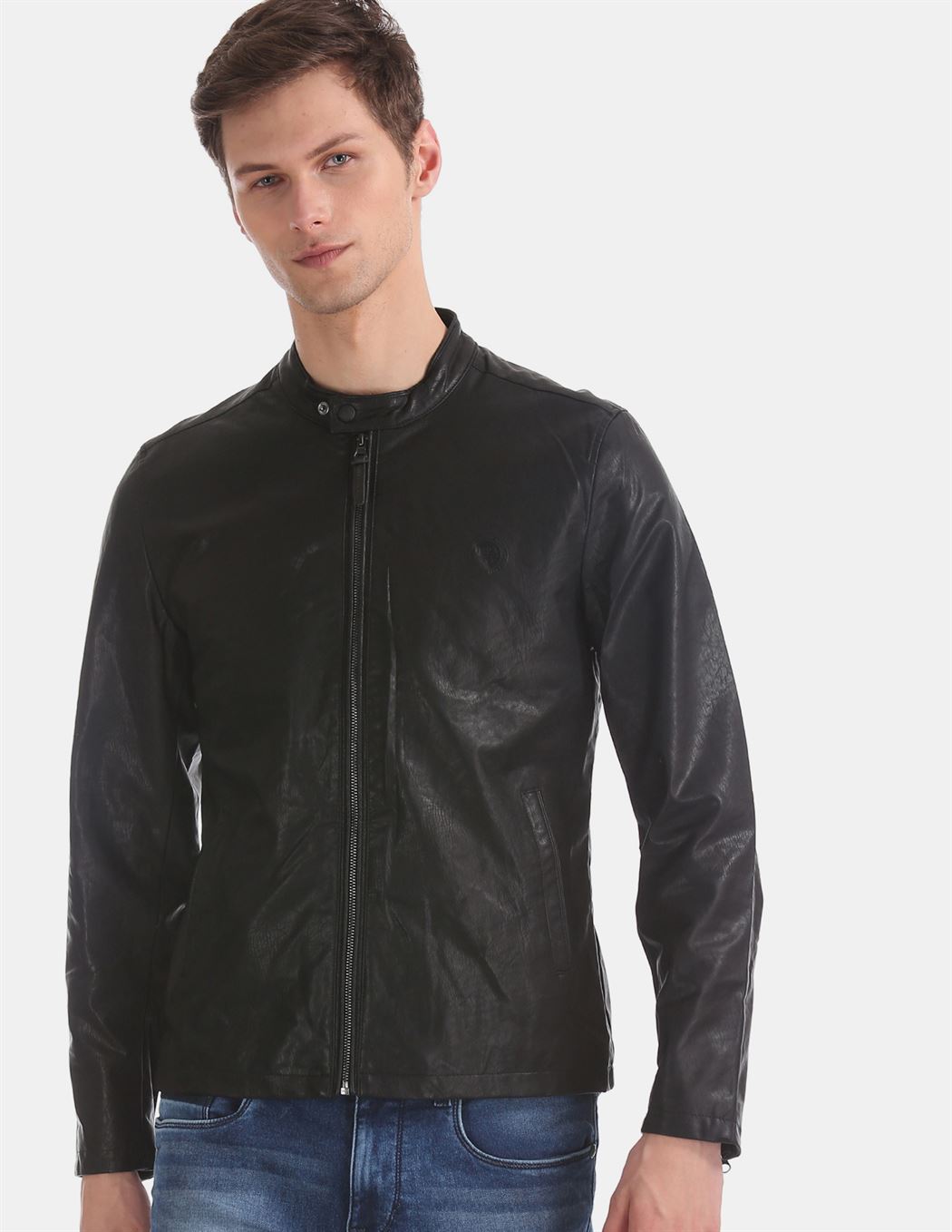 us polo assn leather jacket