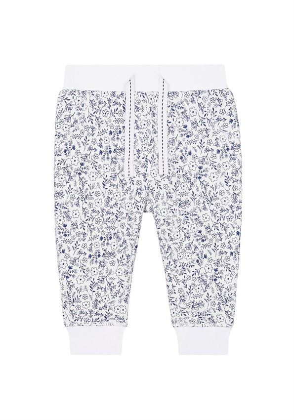 Mothercare Girls White Printed Joggers