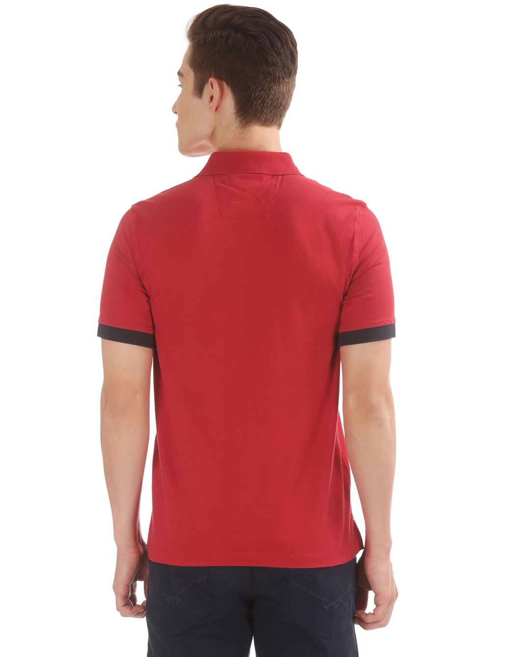 Nautica Men Casual Wear Embroidered Polo T-Shirt