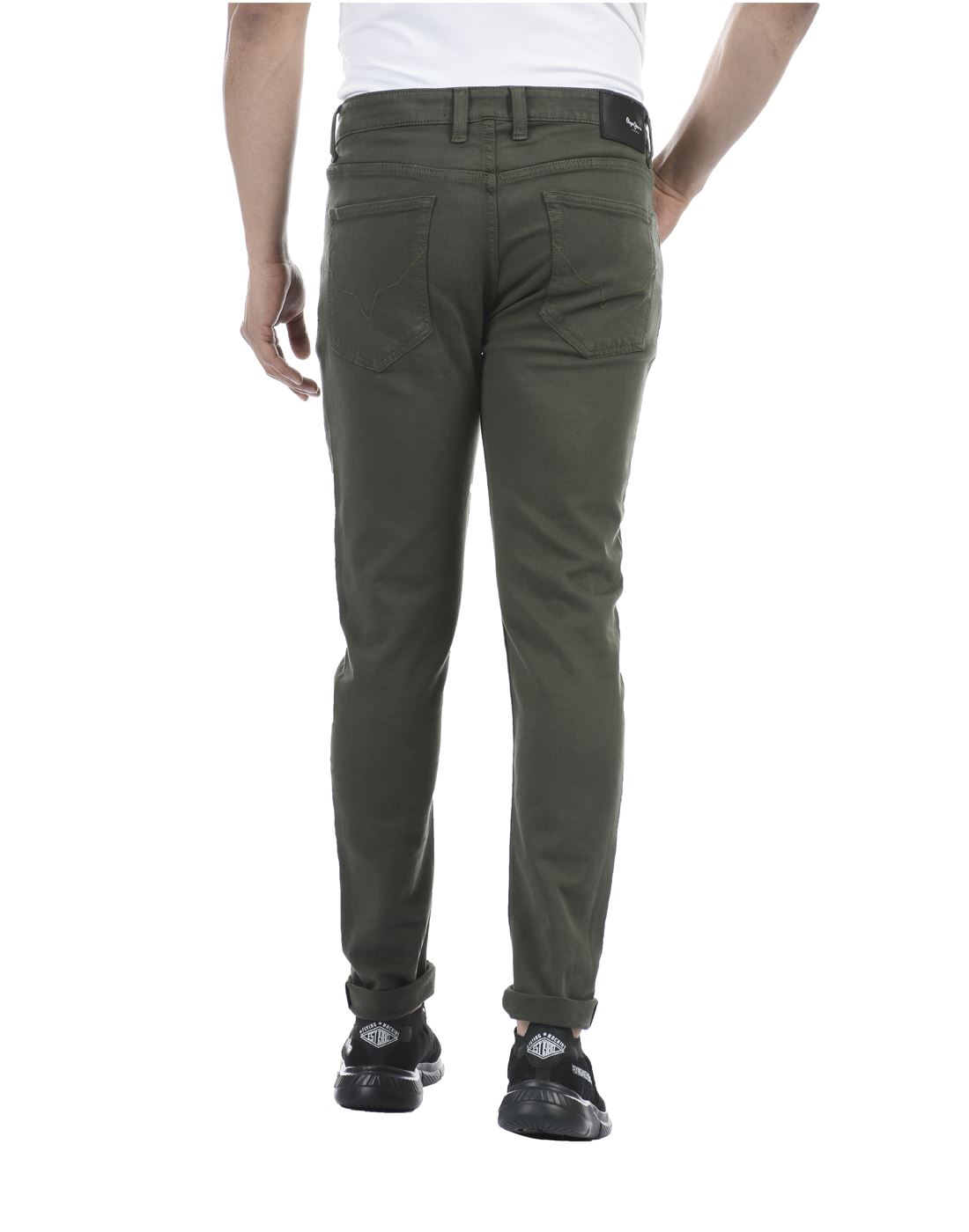 Buy Pepe Jeans Men's Slim Casual Pants (PM701995_Navy 36) at Amazon.in