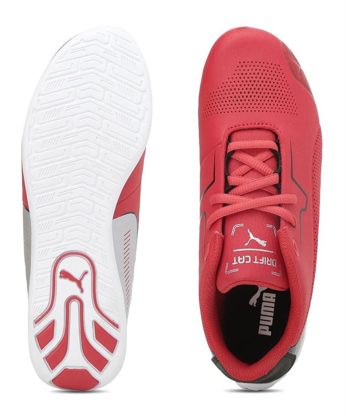 Puma Unisex Red Casual Wear Sneakers for Kids
