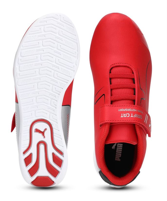 Puma Unisex Red Casual Wear Sneakers for Kids