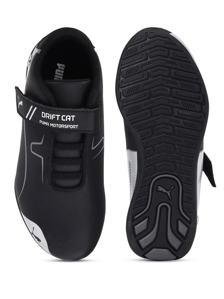 Puma Unisex Black Casual Wear Sneakers for Kids
