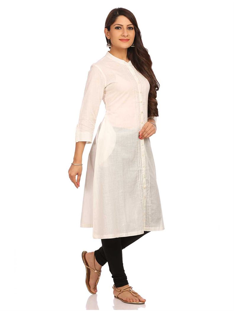 Rangriti Women Casual Wear Solid Kurta