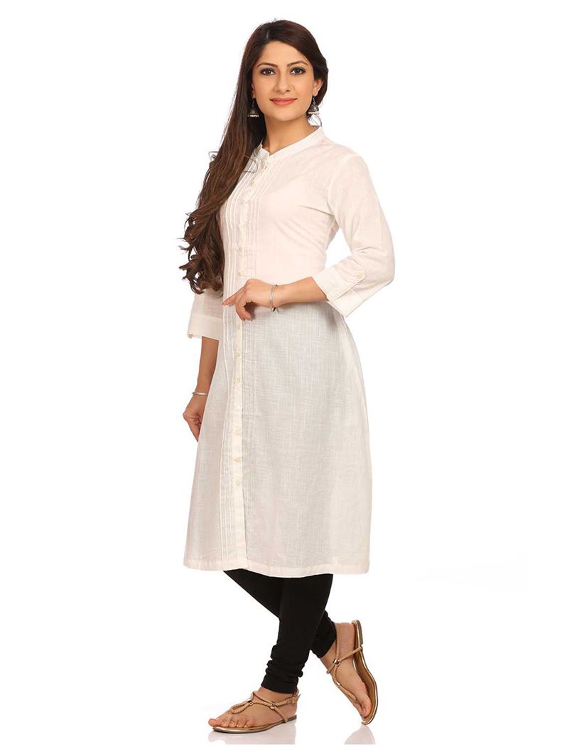 Rangriti Women Casual Wear Solid Kurta