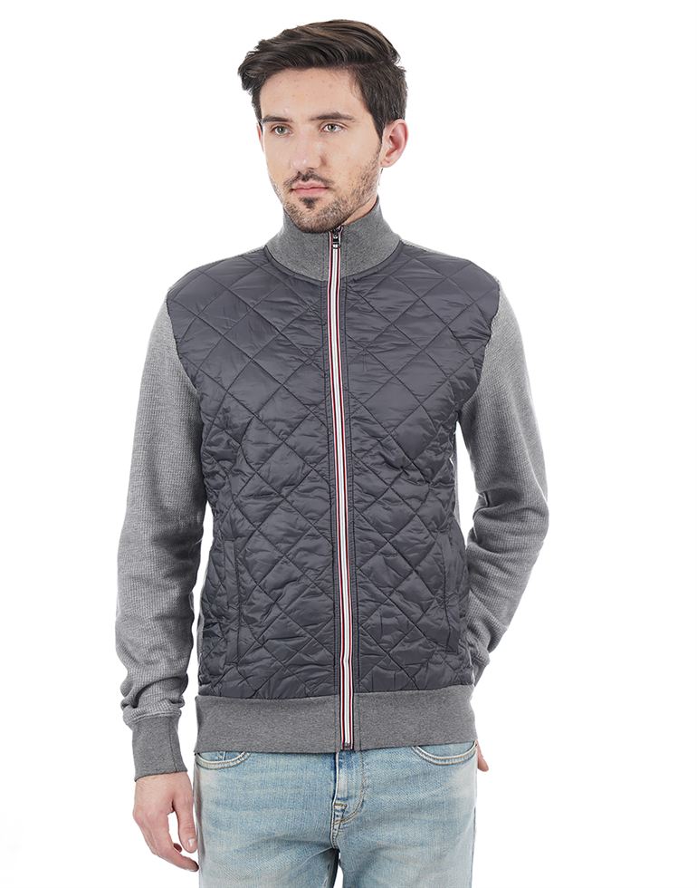 Tommy Hilfiger Men Casual Wear Solid Jacket