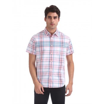 Aeropostale Men Casual Wear Checkered Shirt