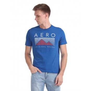 Aeropostale Men Casual Wear Graphic Print T-Shirt