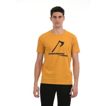 Apocalypse Men Casual Wear Yellow T-Shirt